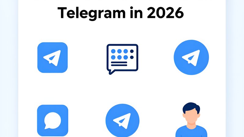 Футуристическая иллюстрация трендов конверсии через Telegram-ботов 2026 года от агентства Ред Пикселс